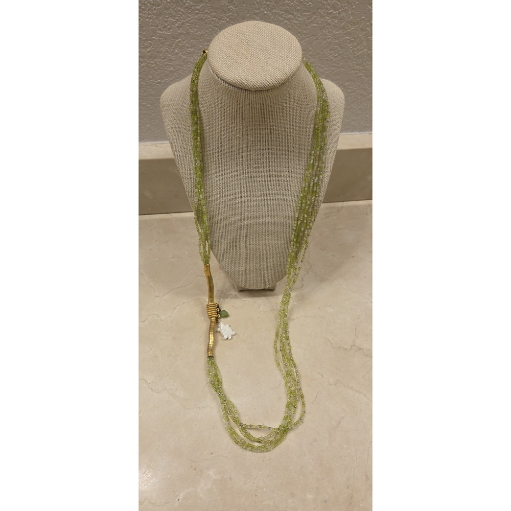 Long Coldwater Creek Sea Life Necklace 38.5" Mother Of Pearl‎